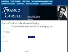 Tablet Screenshot of franco-corelli.com
